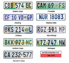 Standard Limpopo Plastic Number Plate